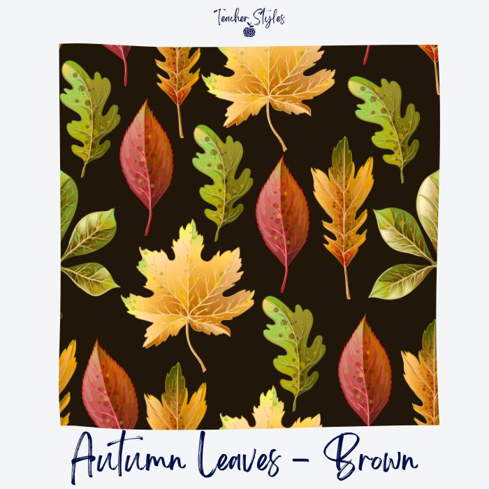 Swatch for Autumn Leaves - Brown by Teacher Styles