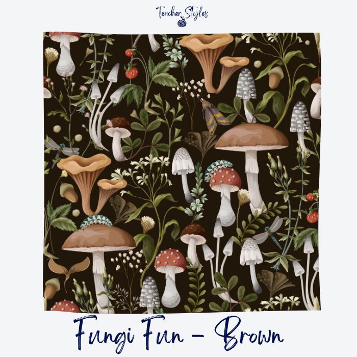 Fungi Fun T-shirt - Brown